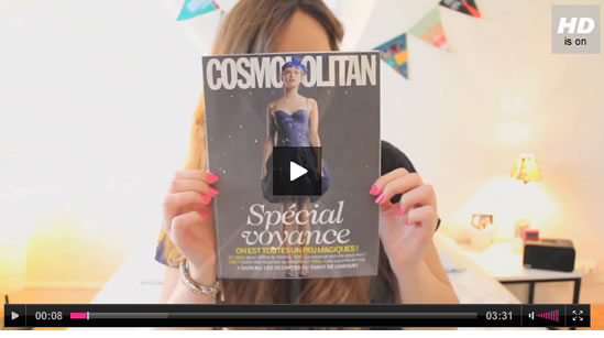 Léa nous présente le supplément spécial voyance du Cosmopolitan de novembre 2012